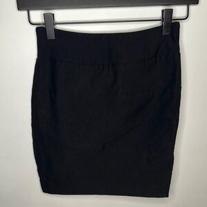 Bwear Black Pencil Mini Skirt